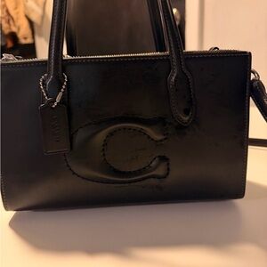 Coach Black Leather Satchel